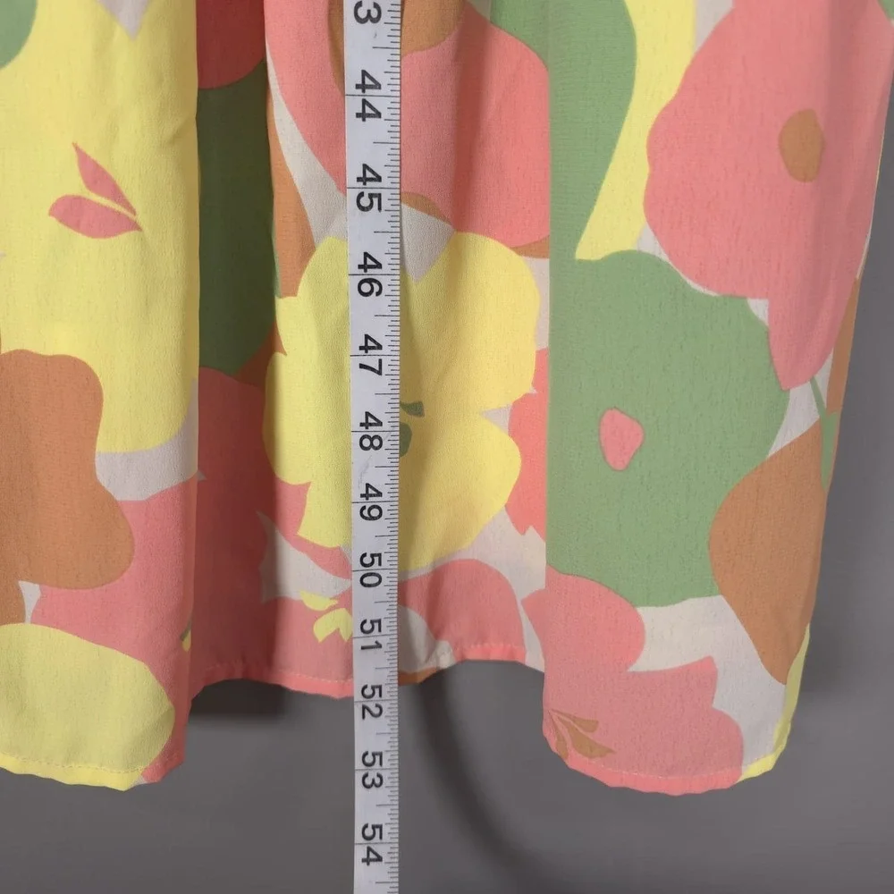 ANTHROPOLOGIE SANCTUARY Women's Midi Dress LARGE Floral Smocked XD9019GH2 - Picture 4 of 7